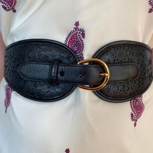 Thick black belt